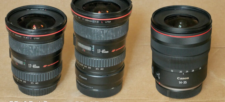 Migrating from Canon EF to Canon RF